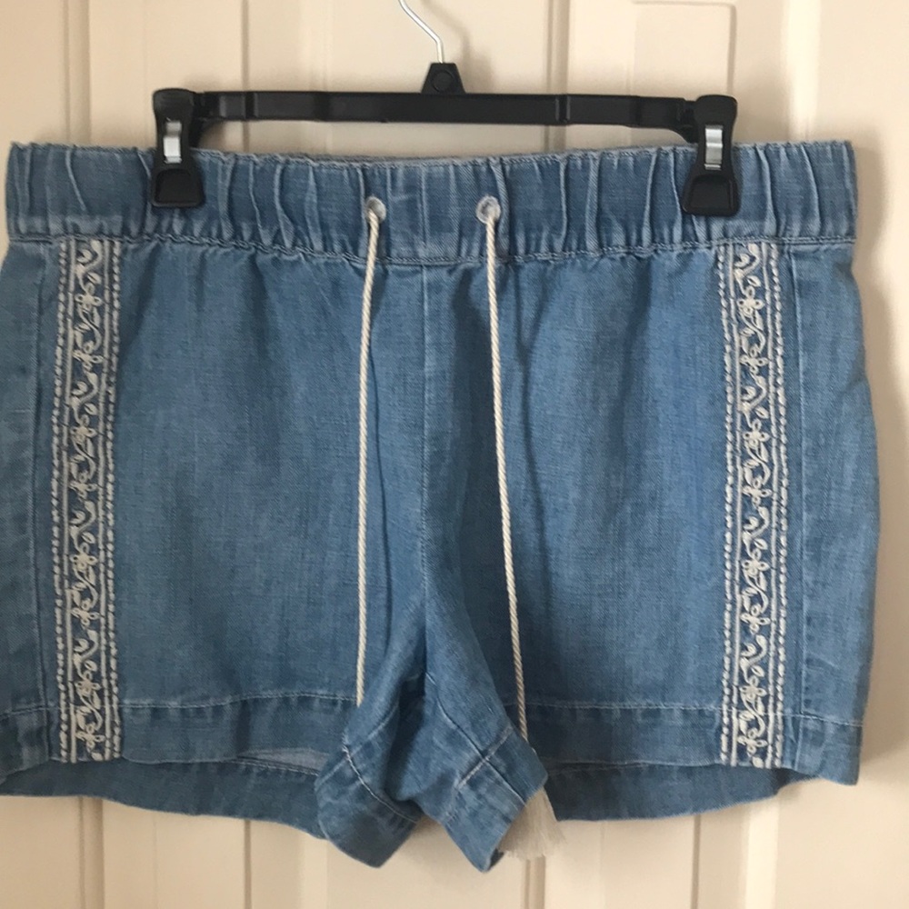 Loft denim shorts.